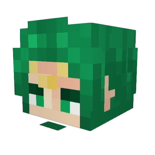 TRoB_TooOld4This Minecraft avatar head, 3D render