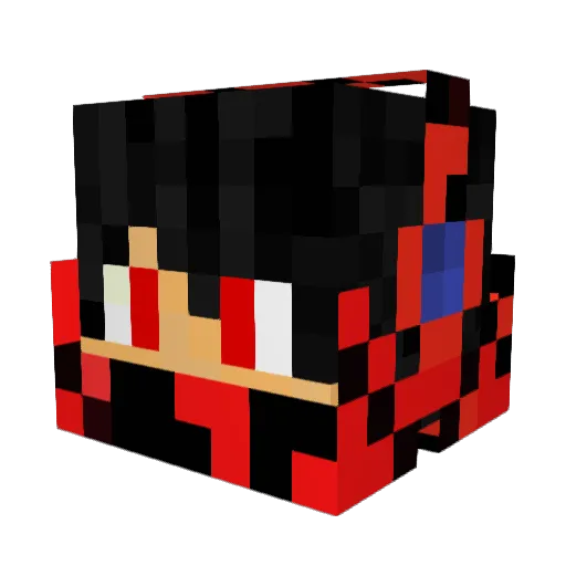TRuLeaN Minecraft avatar head, 3D render