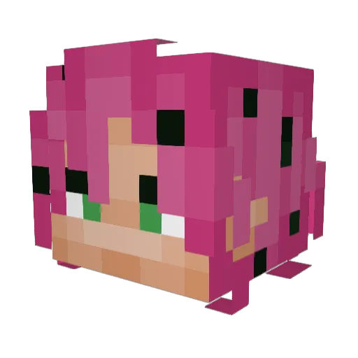 TRvUcogs Minecraft avatar head, 3D render