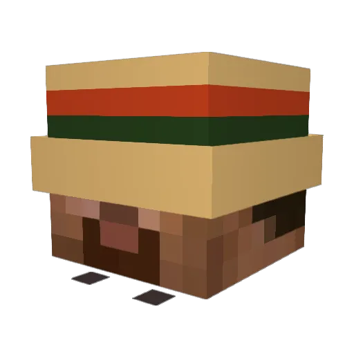 TS1LIAS Minecraft avatar head, 3D render