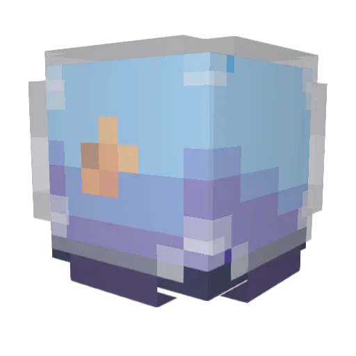 TSAOY Minecraft avatar head, 3D render