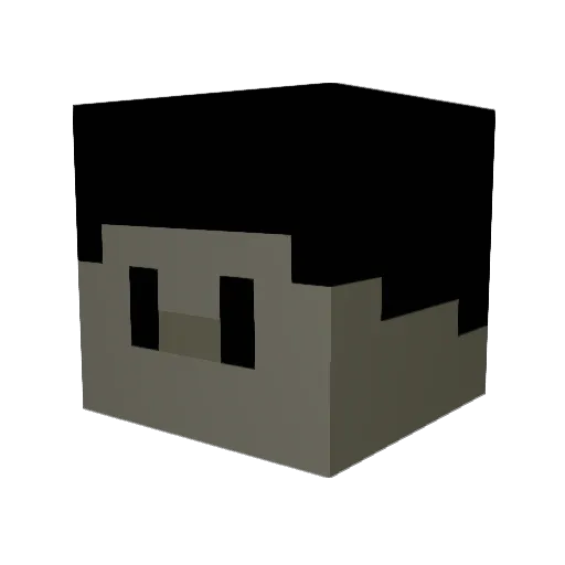 TSBBOY Minecraft avatar head, 3D render