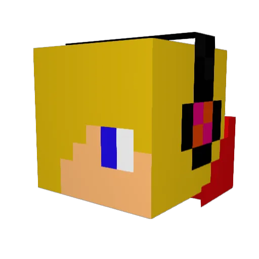 TSBUnknown Minecraft avatar head, 3D render