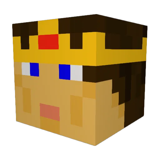 TSB_Timothy Minecraft avatar head, 3D render