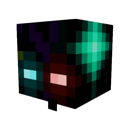 TSIiUltra Minecraft avatar head, 3D render