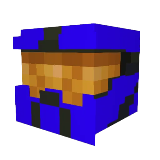TSKoichi Minecraft avatar head, 3D render