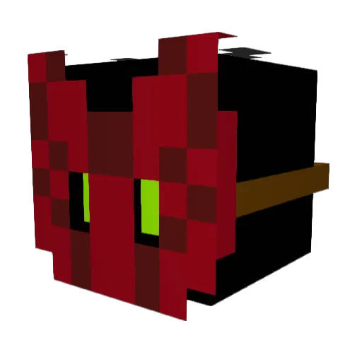 TSKwild777 Minecraft avatar head, 3D render