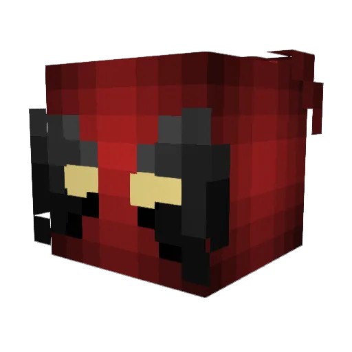 TSMMOD Minecraft avatar head, 3D render