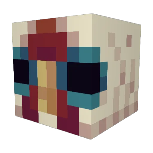 TSM_Bobby Minecraft avatar head, 3D render