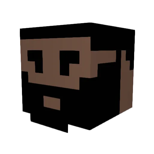 TSM_Flokos69 Minecraft avatar head, 3D render