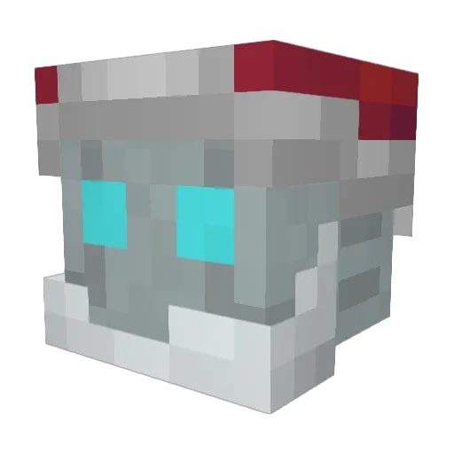 TSNix Minecraft avatar head, 3D render