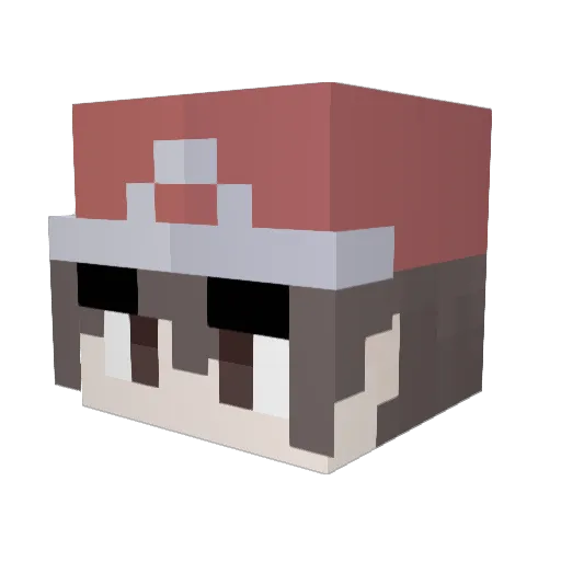 TSWipe Minecraft avatar head, 3D render