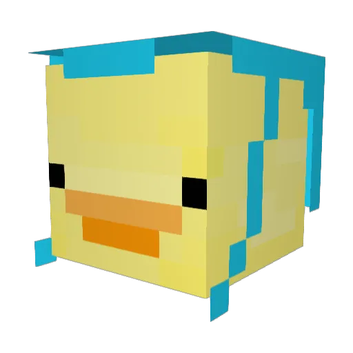 TS___PMO Minecraft avatar head, 3D render