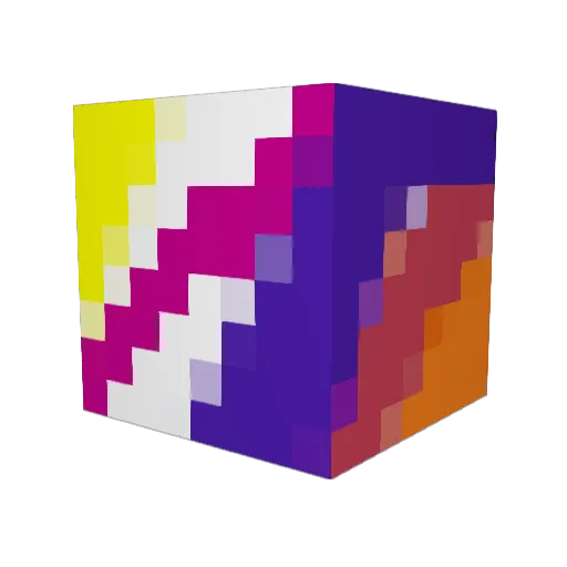TSadbox Minecraft avatar head, 3D render