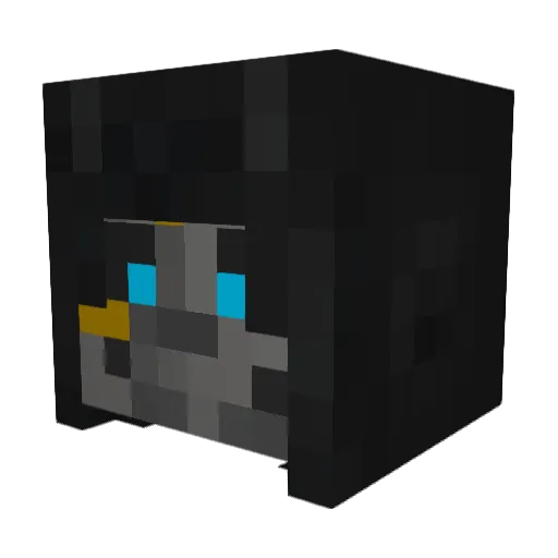 TSchaeff Minecraft avatar head, 3D render