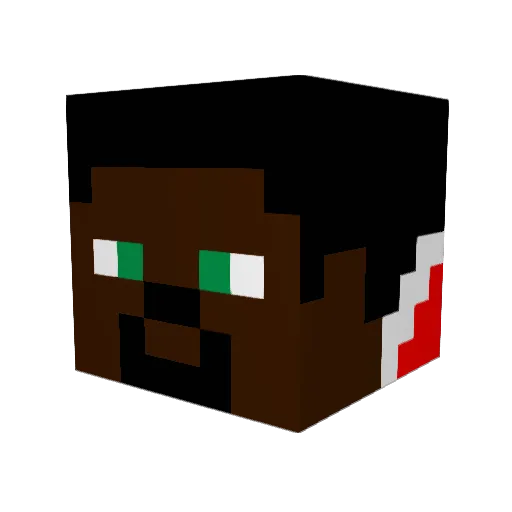 TSmitty_035 Minecraft avatar head, 3D render