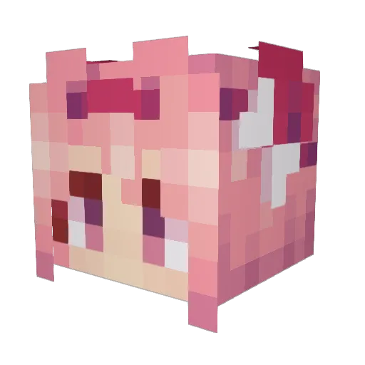 TSparky_ Minecraft avatar head, 3D render
