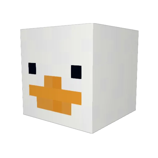 TTABOORI Minecraft avatar head, 3D render