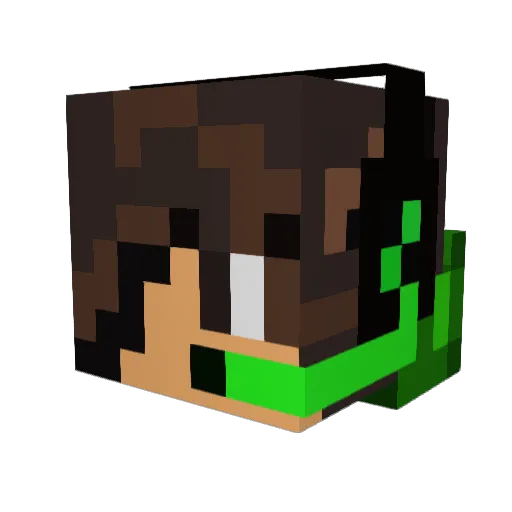 TTAMan957 Minecraft avatar head, 3D render