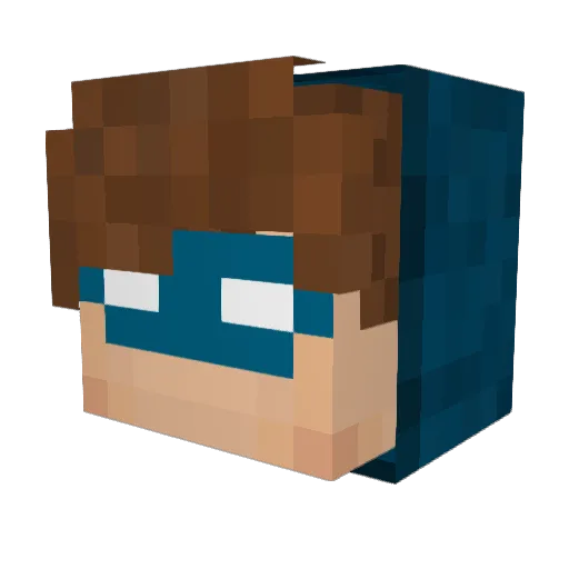 TTFL_JML Minecraft avatar head, 3D render