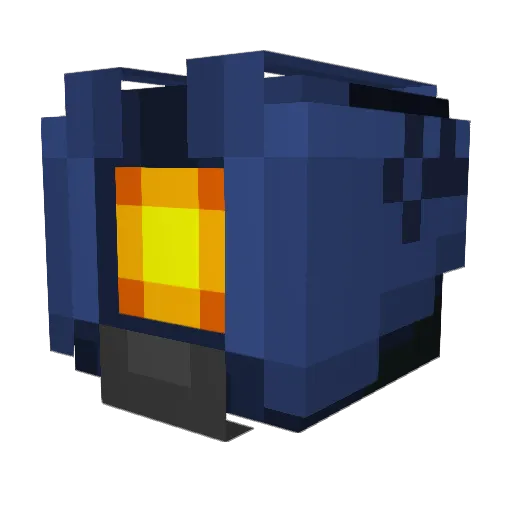 TTG0003 Minecraft avatar head, 3D render