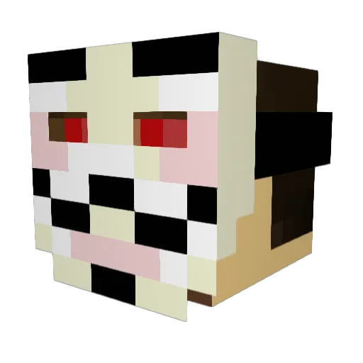 TTG_GReeDY Minecraft avatar head, 3D render