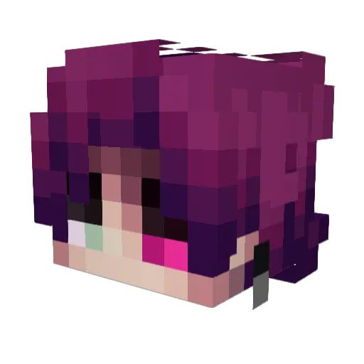 TTHHXXEEZZ Minecraft avatar head, 3D render