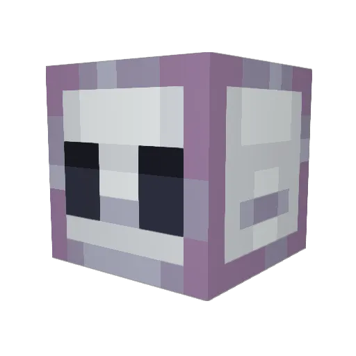 TTStars Minecraft avatar head, 3D render