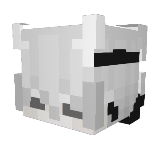 TTTmelon Minecraft avatar head, 3D render