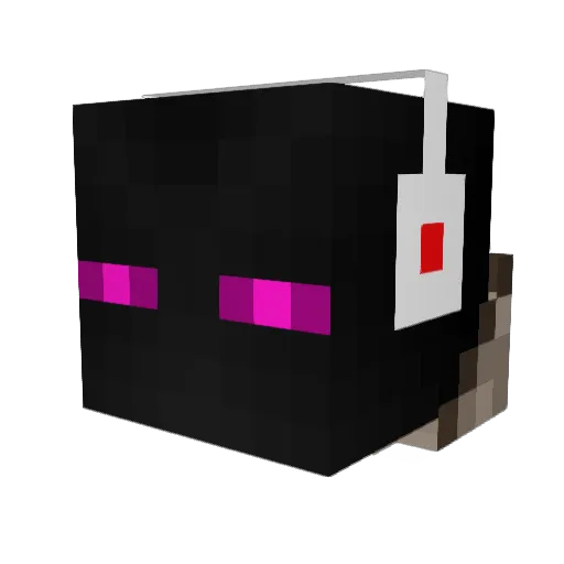 TTVBlackness_744 Minecraft avatar head, 3D render