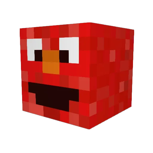 TTVDefine4ce Minecraft avatar head, 3D render
