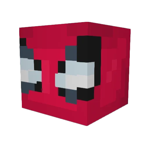 TTVGhostBen Minecraft avatar head, 3D render