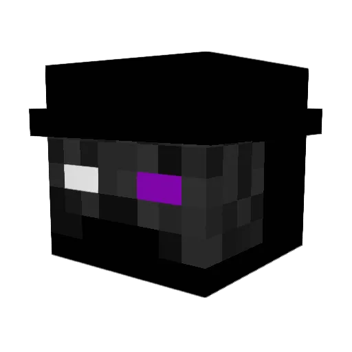 TTVICEY Minecraft avatar head, 3D render