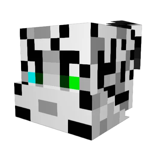 TTVInFamOuSs Minecraft avatar head, 3D render