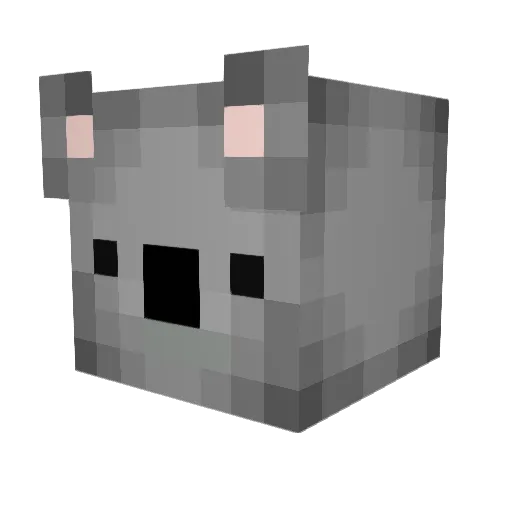 TTVSandegut Minecraft avatar head, 3D render