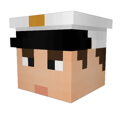 TTV_ArtyOps Minecraft avatar head, 3D render