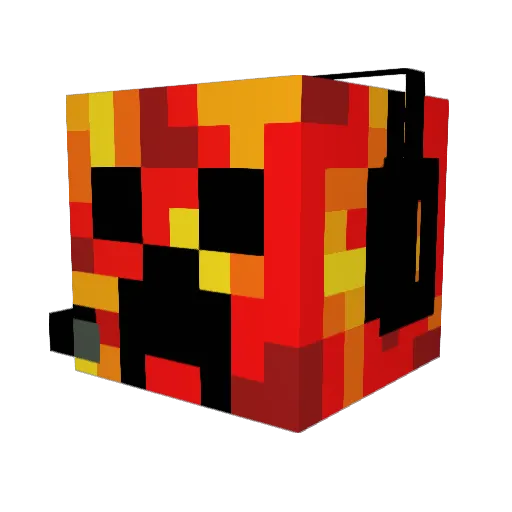 TTV_Carter Minecraft avatar head, 3D render
