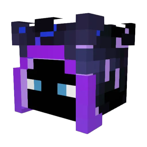 TTV_ChrisKras Minecraft avatar head, 3D render