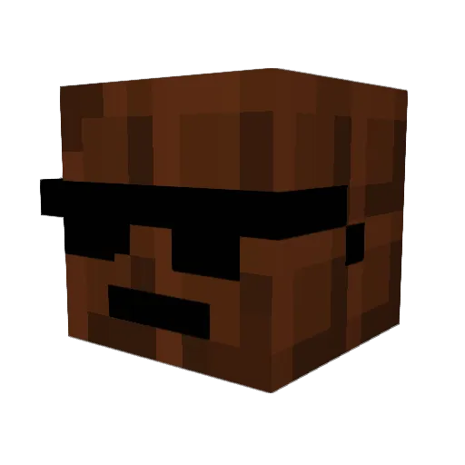 TTV_Irish_Cocoa Minecraft avatar head, 3D render