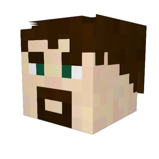 TTV_SiZEHawk Minecraft avatar head, 3D render