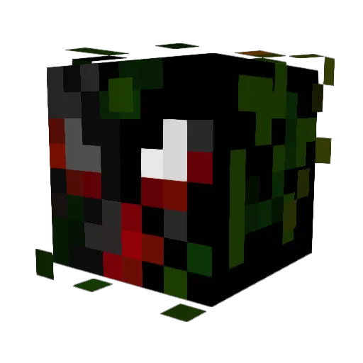 TTV_T_OO_K_A Minecraft avatar head, 3D render