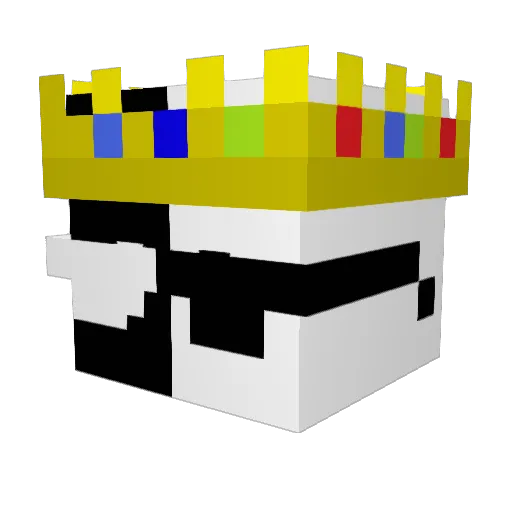 TTV_leonel Minecraft avatar head, 3D render