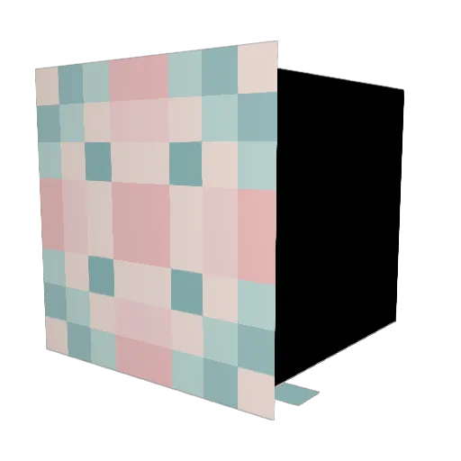 TTVmk0 Minecraft avatar head, 3D render