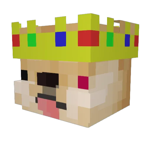 TTVsupremeboxleo Minecraft avatar head, 3D render
