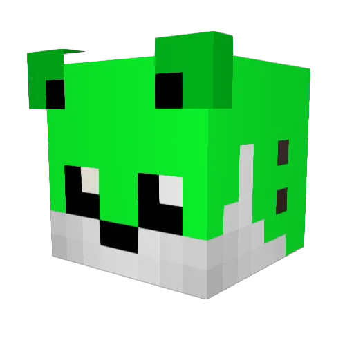 TTWCS Minecraft avatar head, 3D render