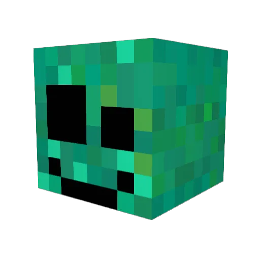 TT_Dominoshka_TT Minecraft avatar head, 3D render