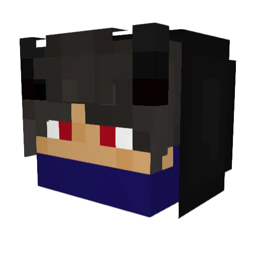 TT_TheRealDrift Minecraft avatar head, 3D render