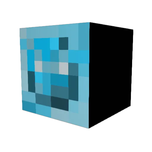 TT_xynx Minecraft avatar head, 3D render