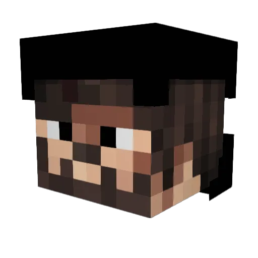TTaLLIKeBu4 Minecraft avatar head, 3D render
