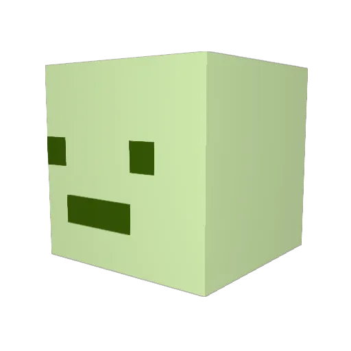 TTankx Minecraft avatar head, 3D render